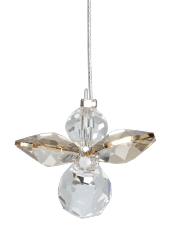 Classic Crystal Guardian Angel - Gold