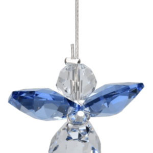 Classic crystal guardian angel - Blue